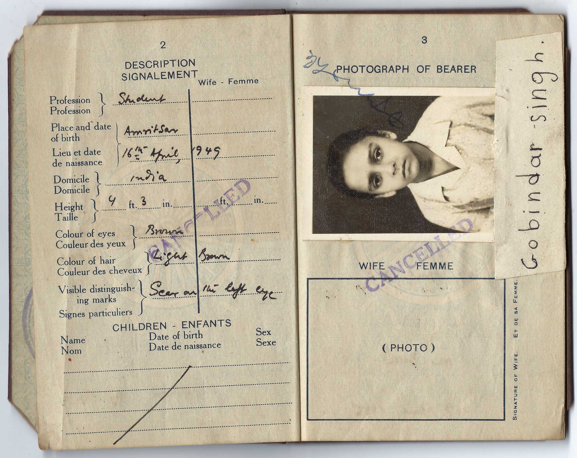 Gobindar Singh Chopra.